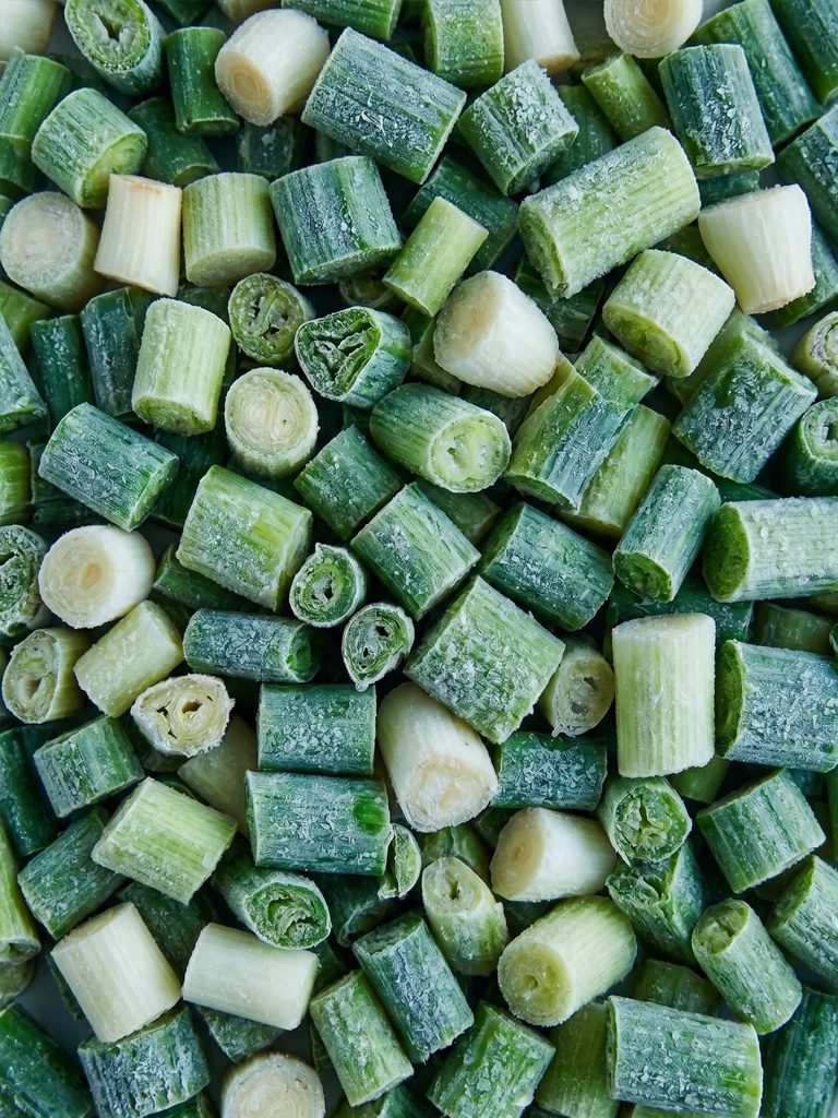 Manufacturer of frozen garlic shoots stir-fry
